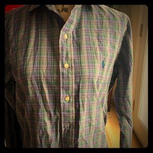 Men’s classic fit POLO button down shirt